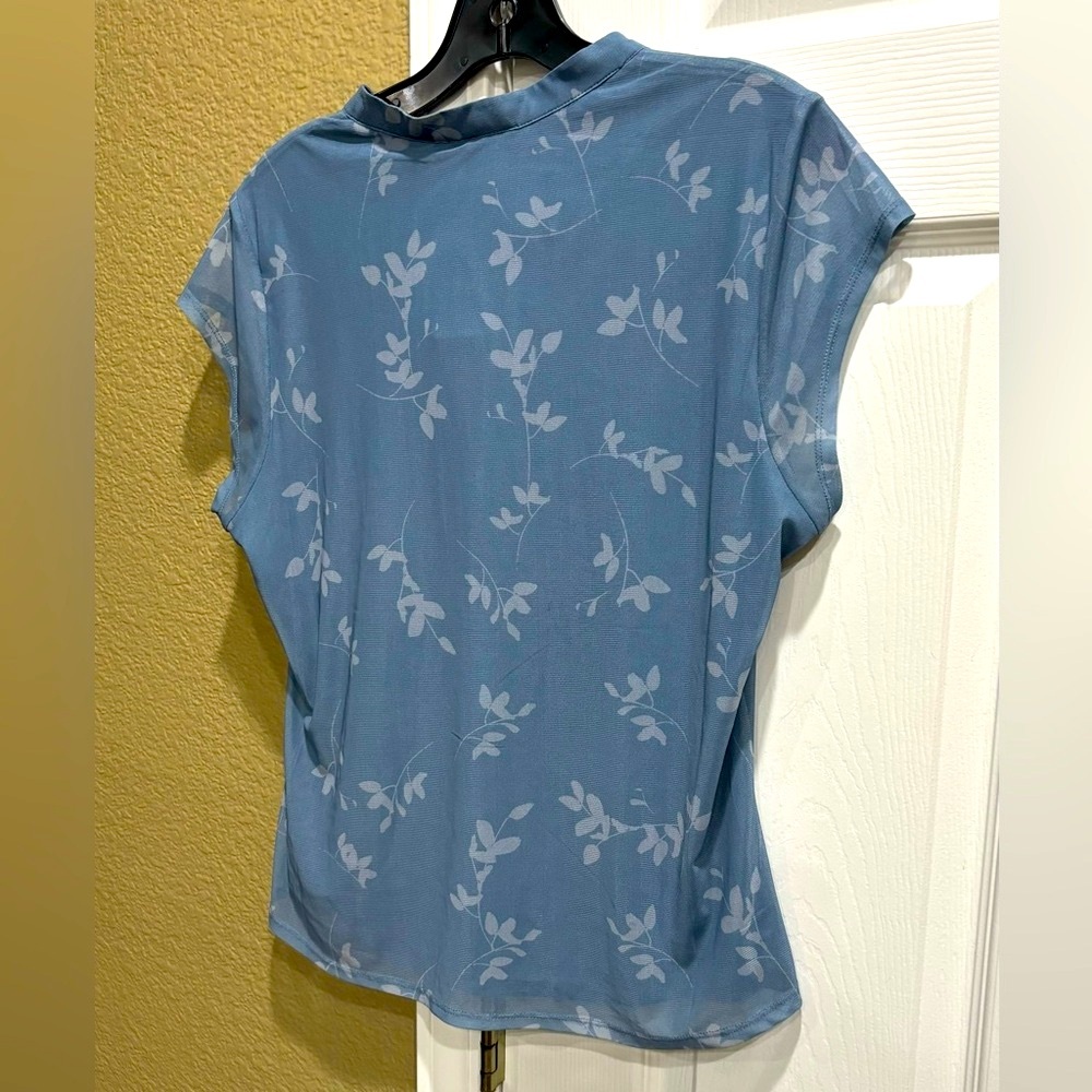 New Anthropology top button up shirt blouse size L - Picture 3 of 8